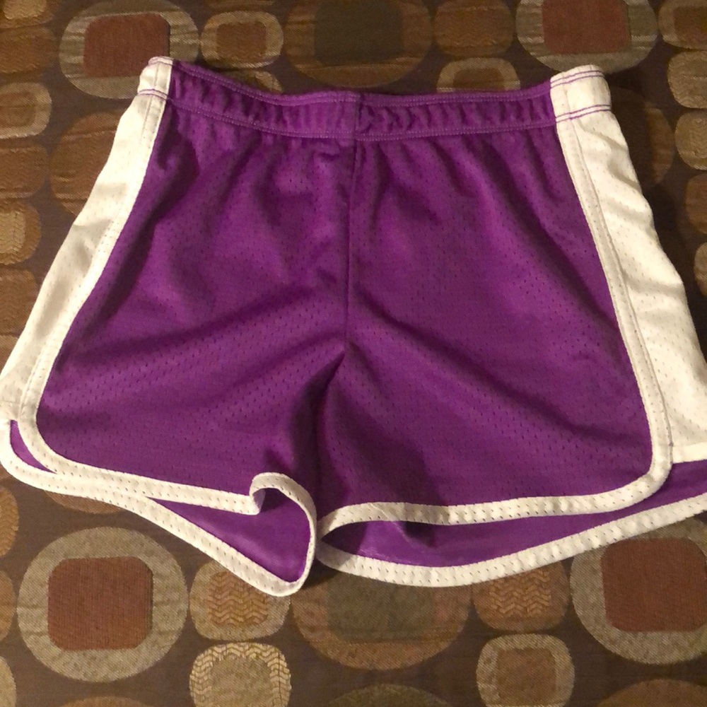 Size 10 justice shorts purple